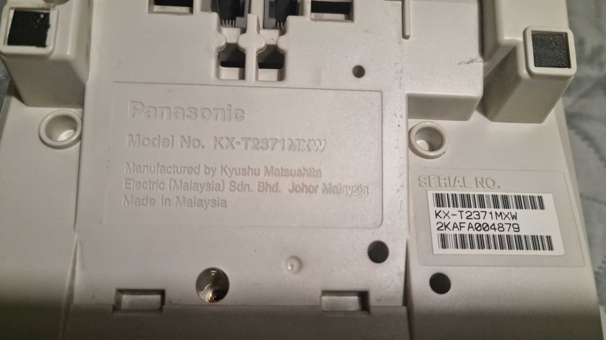 2 używane telefony stacjonarne, Panasonic + Philips