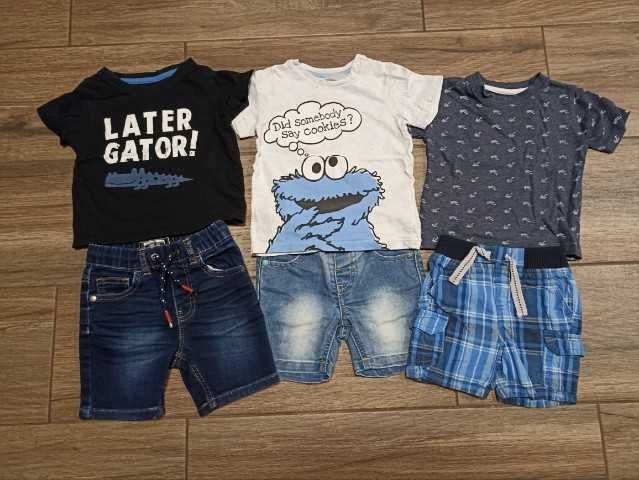 Mega paka 35 sztuk dla chłopca roz. 80