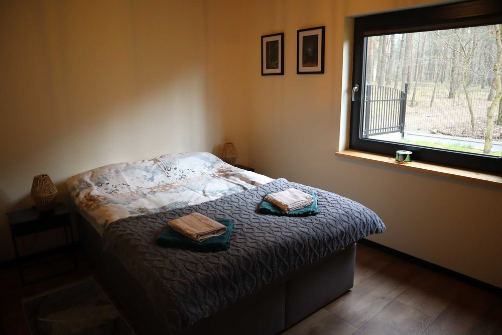 Domek na wynajem Hubertówka w klimatycznym miejscu w Bibiannie