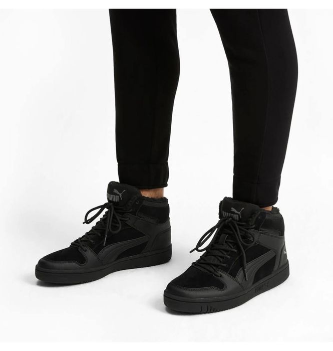 Чоловічі оригінальні ботинки кеди Puma Rebound  Layup SD Fur