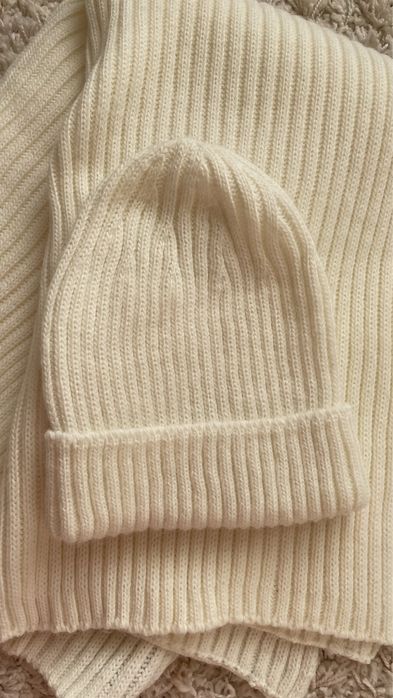 Комплект набір шапка і шарф шерстяні укр бренд Marisaysyes