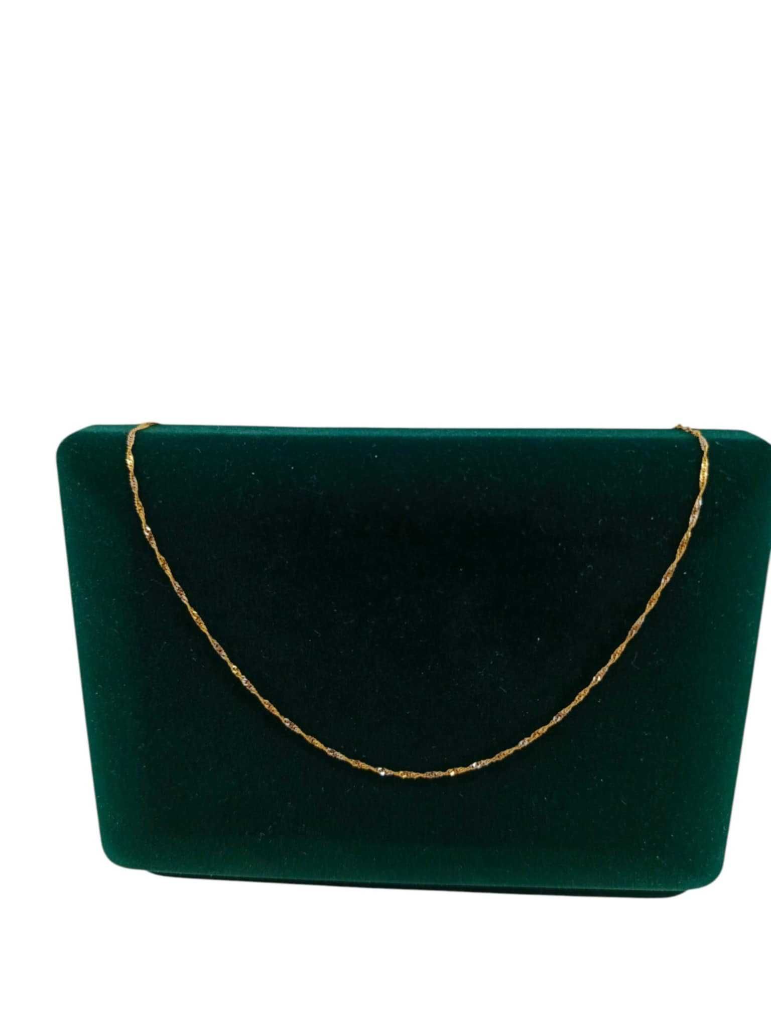 Piękny złoty Łańcuszek 585 1,09g