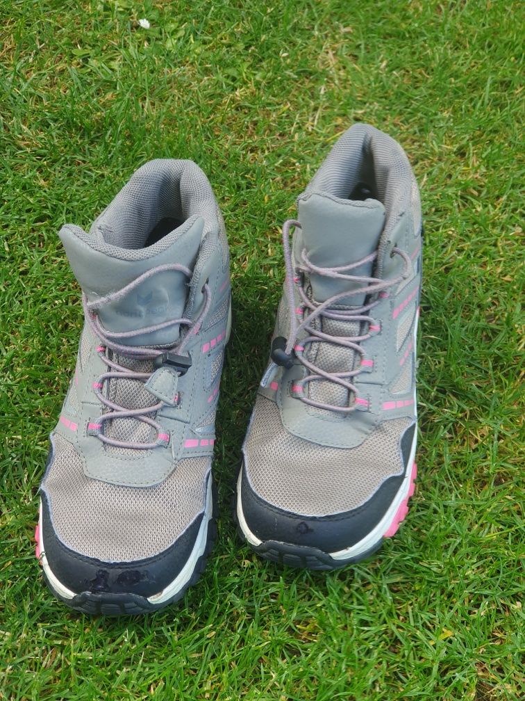 Buty trekkingowe r. 36 wodoodporne w gory sportowe wysokie