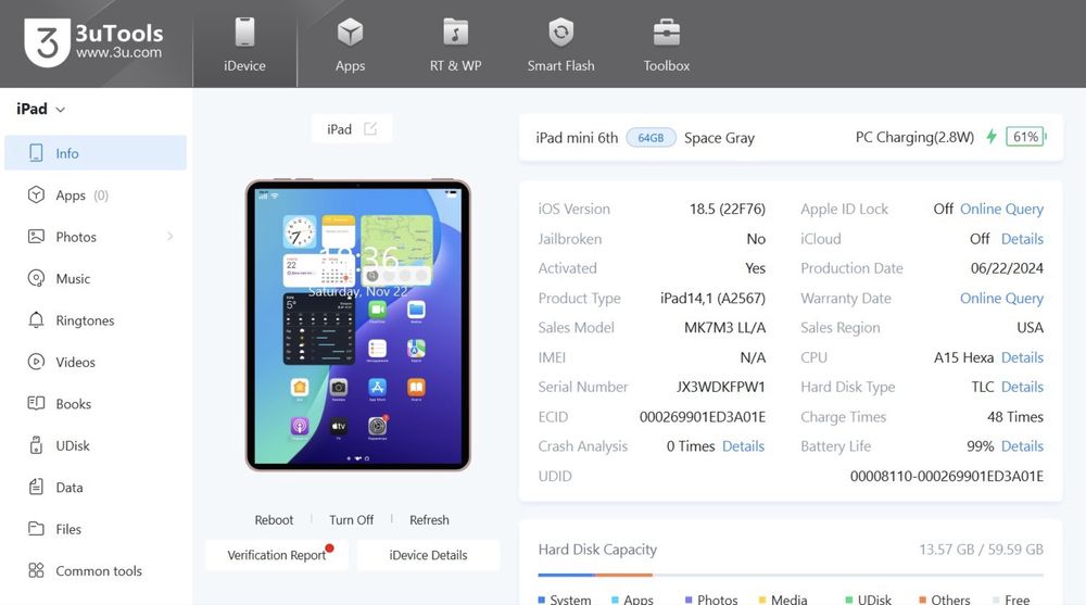 Apple iPad mini 6gen 8,3”