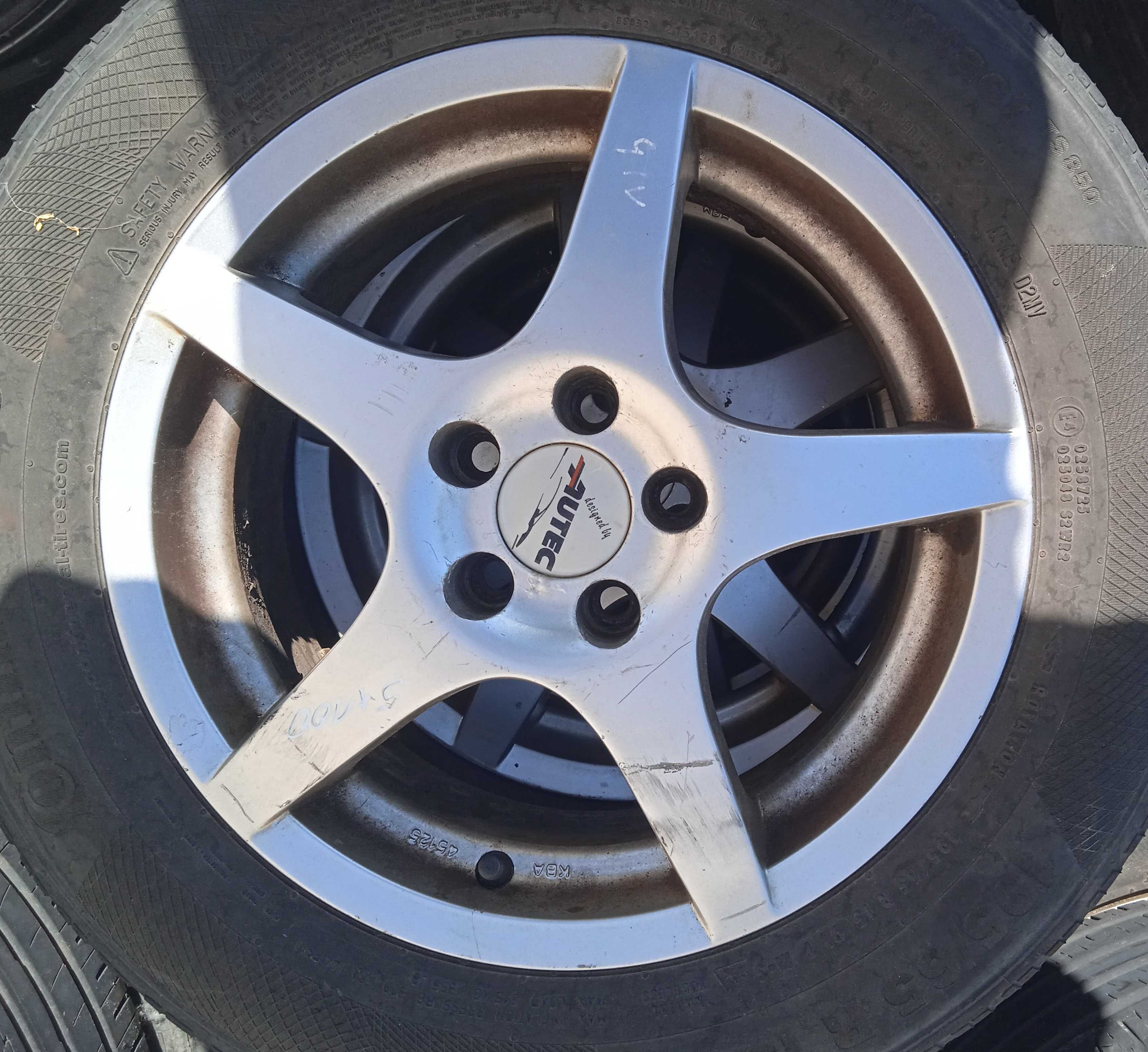 Alufelgi 15" Volkswagen Golf IV KBA45125 6.5JX!5H2 ET38 5x100