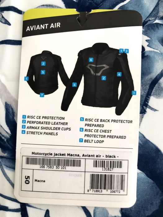 Casaco mota MACNA AVIANT AIR como novo
