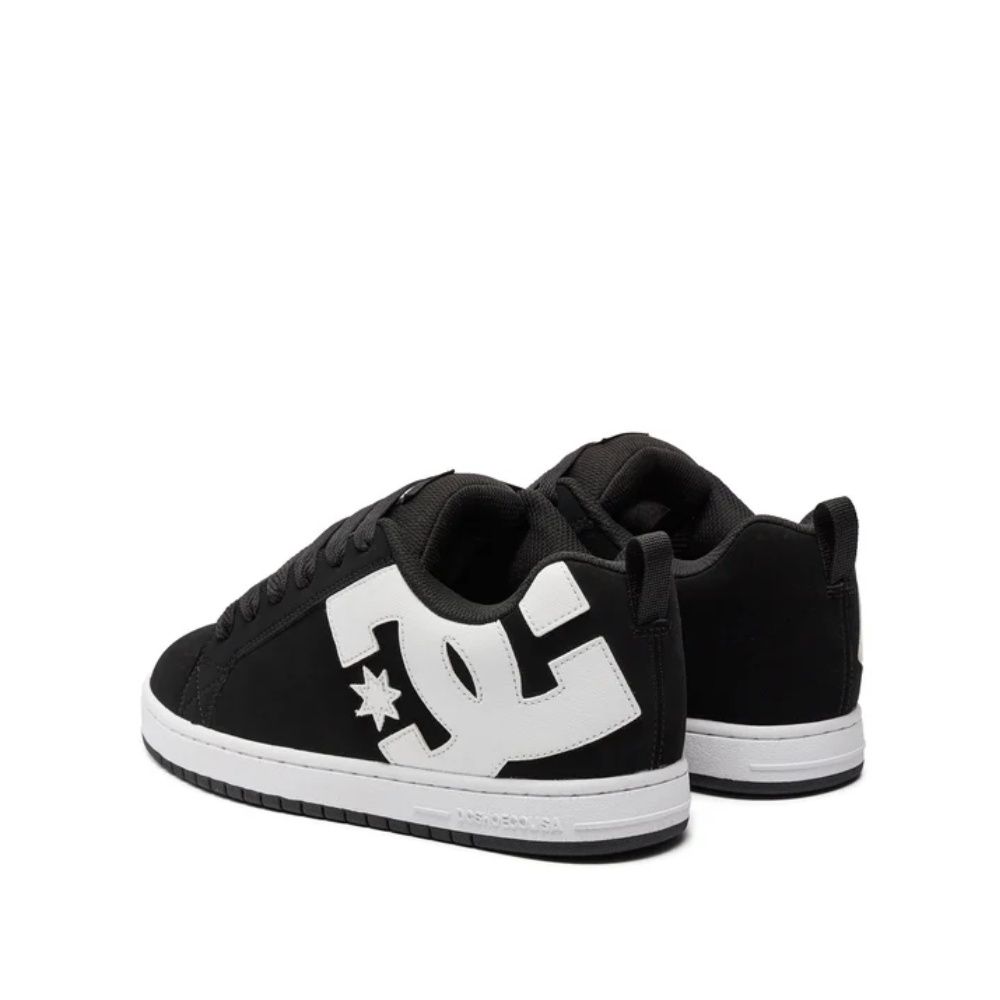 DC court graffik Black/White (Dc shoes, ДС, дутыши, корт графики)