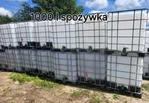 Mauzer zbiornik 1000l 600l  spożywka  transport duże ilości FakturaVAT