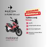 Barton  Barton X-plore 125cc ,dostawa, raty ,Bielsko, Specjalna promocja