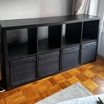 Estante KALLAX + 4 caixas