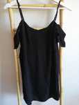 Vestido preto Bershka