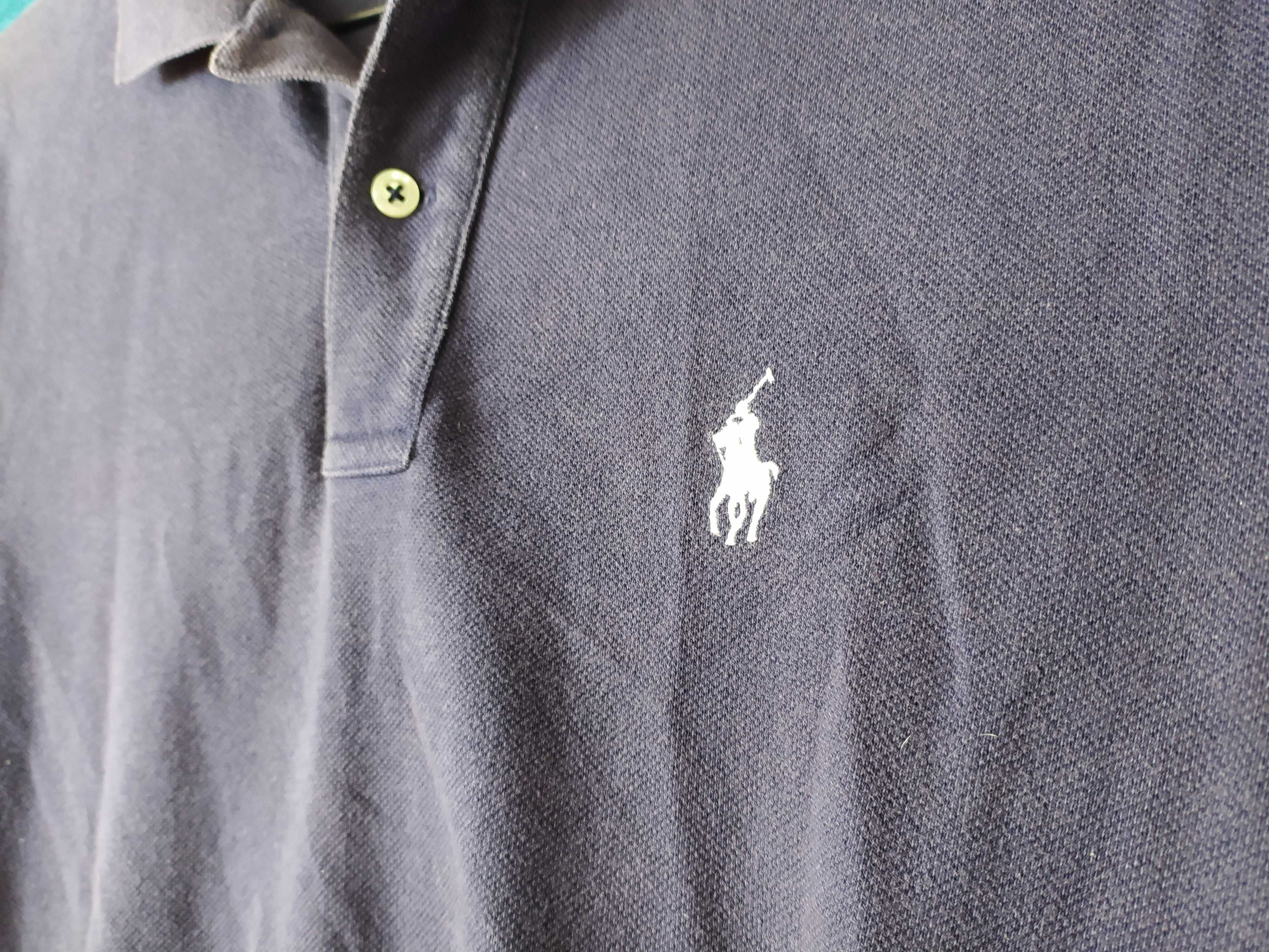 Koszulka polo Ralph Lauren rozmiar M Granatowa używana