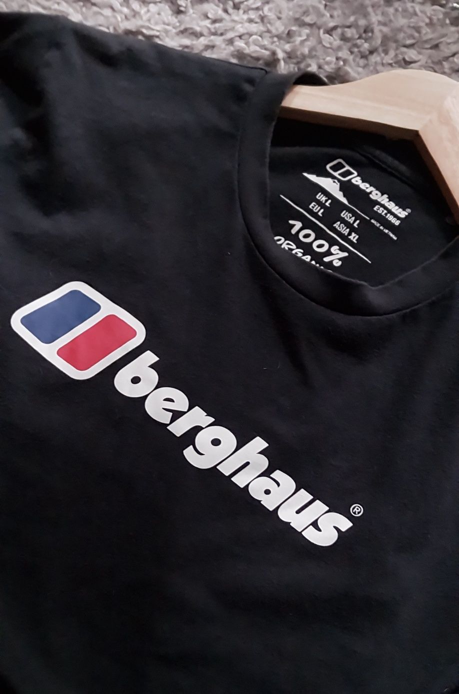 Berghaus koszulka męska w granatowym kolorze L
