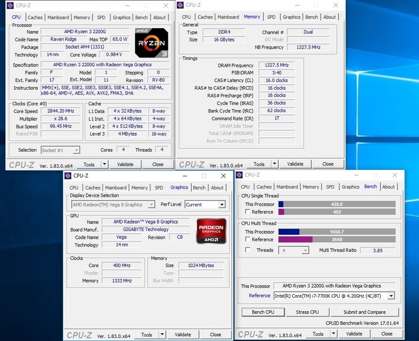 Продам процессор Ryzen 3 2200G