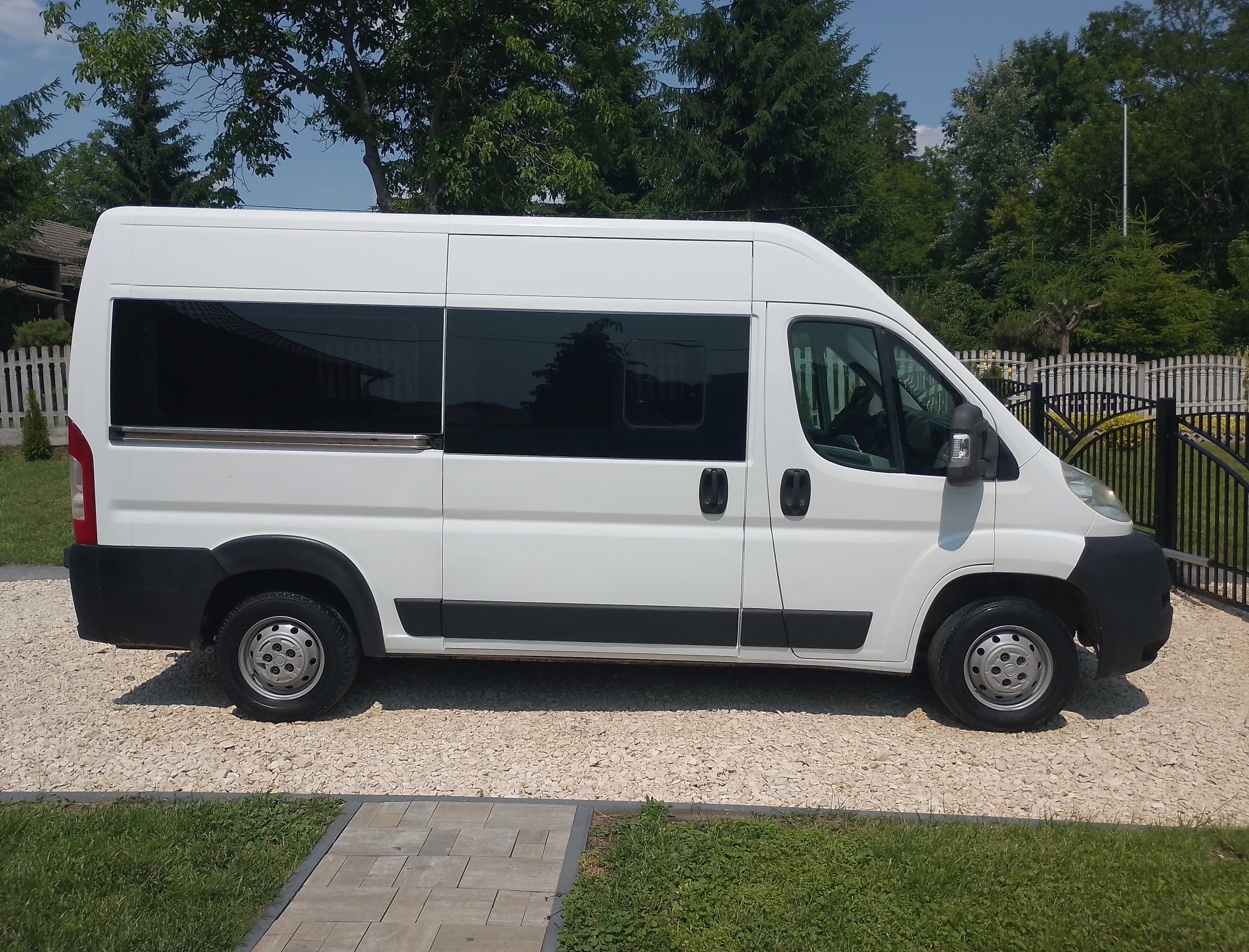 Fiat Ducato 2.2 L2 H2 Hak Klima 3 osobowy przeszklony