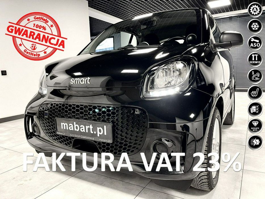 Smart Fortwo EQ 60kW*Lift*Automat*Tempomat*Bluetooth*Klima*ALU*Elektryk*F-VAT 23%