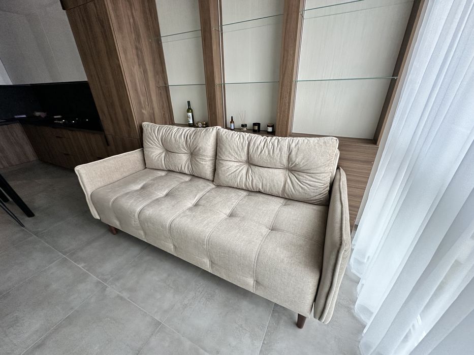 Диван розкладний Oliver Шик Галичина (світло-бежевий)