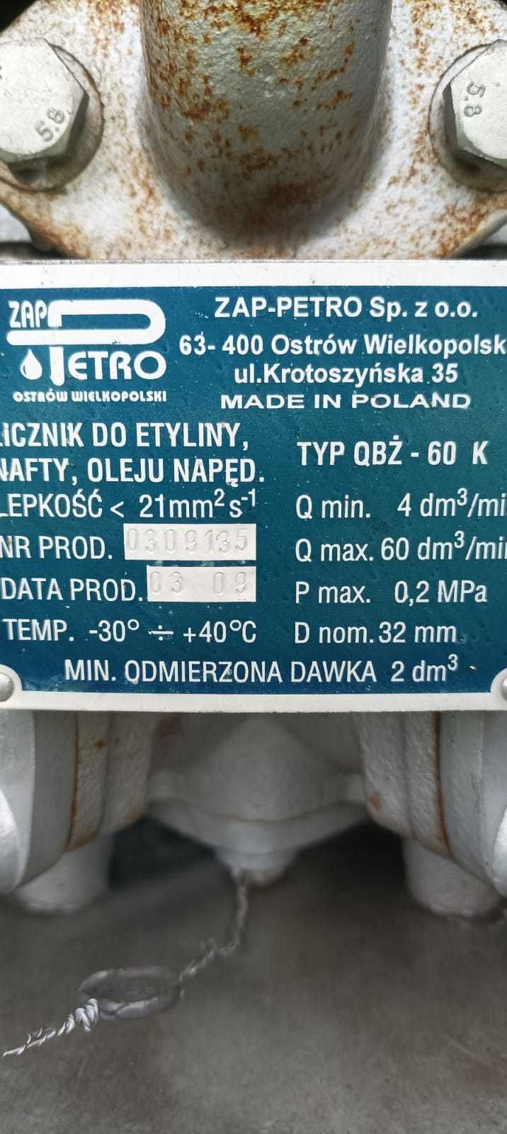 Dystrybutor paliwa , odmierzacz paliw ciekłych  Zap Petro