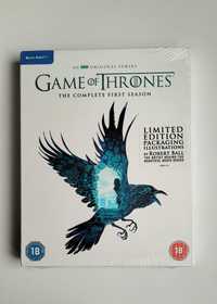 GRA O TRON sezon 1 / 5x blu-ray / FOLIA / Game of Thrones / wersja PL