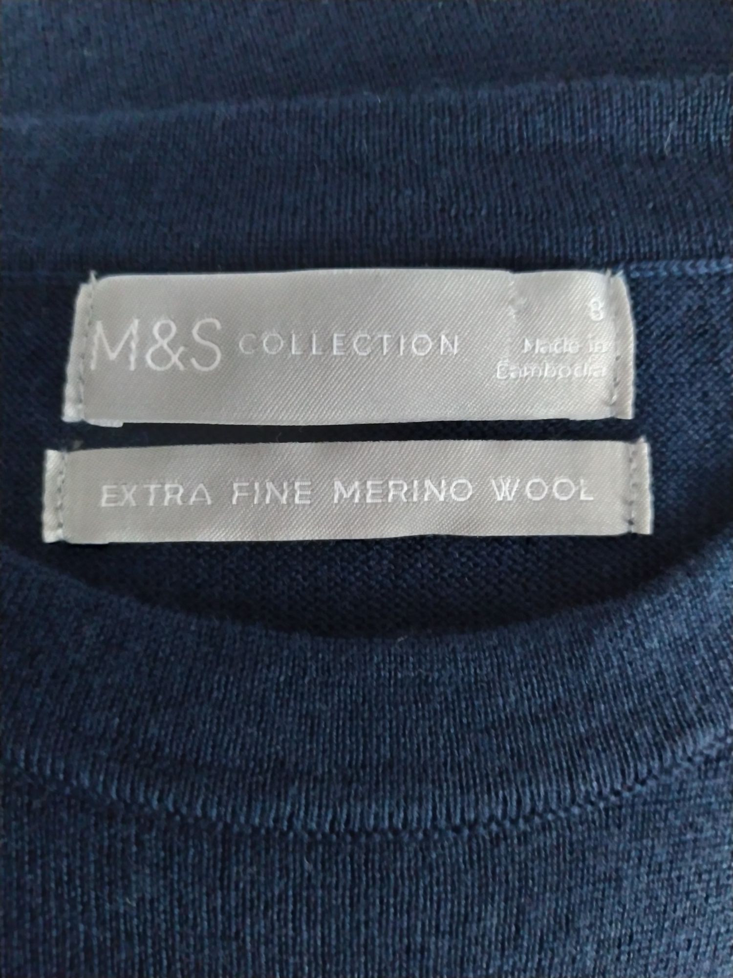 Marks & Spencer. Sweter damski merino wool.