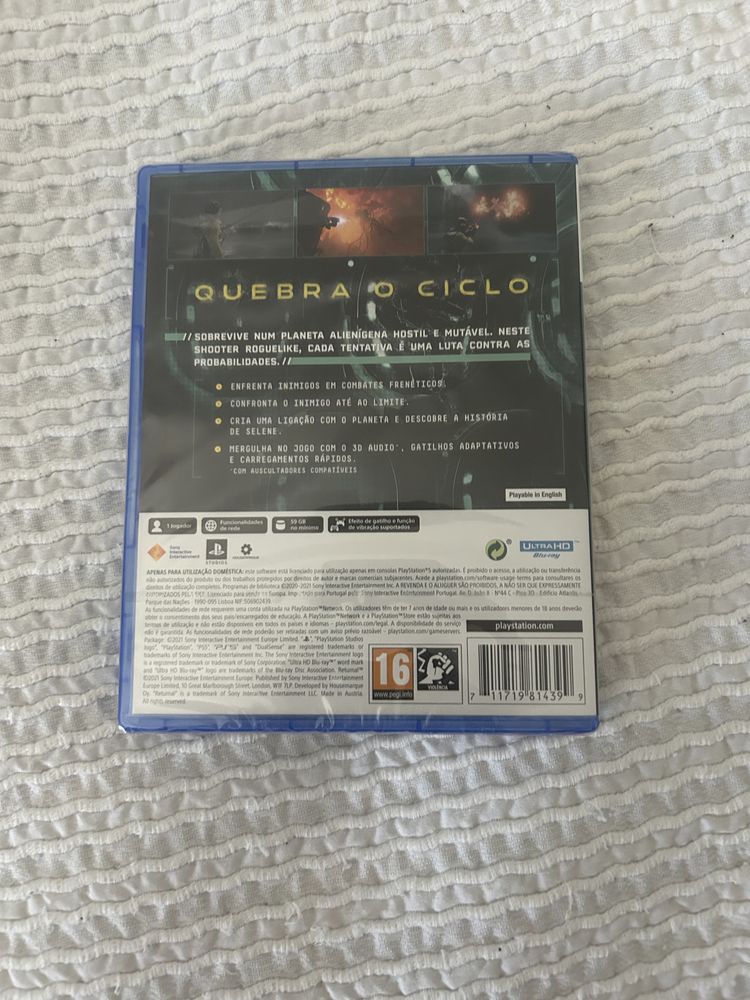 Jogo PS5 RETURNAL selado