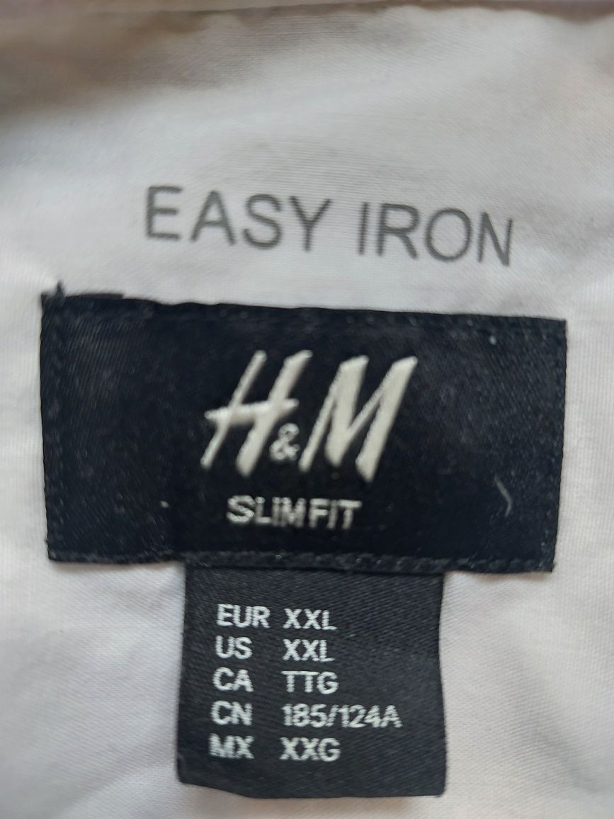 Koszula męska wizytowa rozmiar 2XL firma H&M