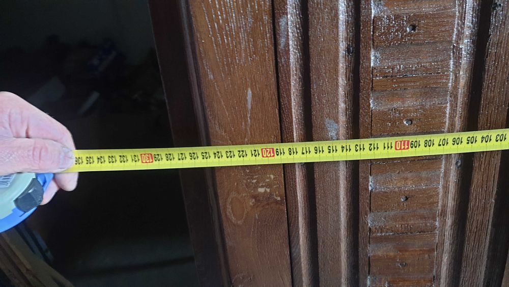 Drzwi zewnętrzne dębowe