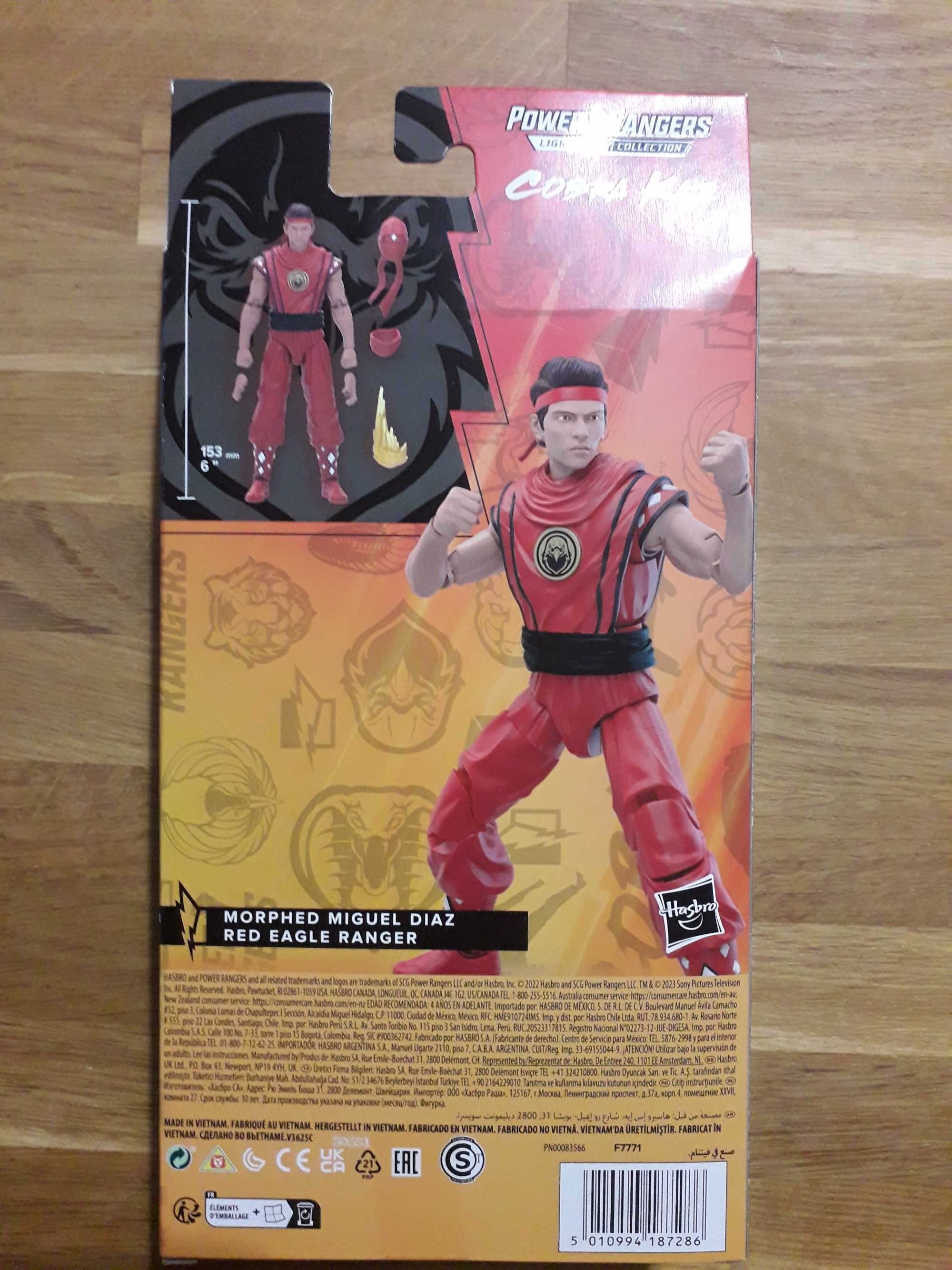 Cobra Kai Miguel Diaz Morphed Red Eagle Ranger