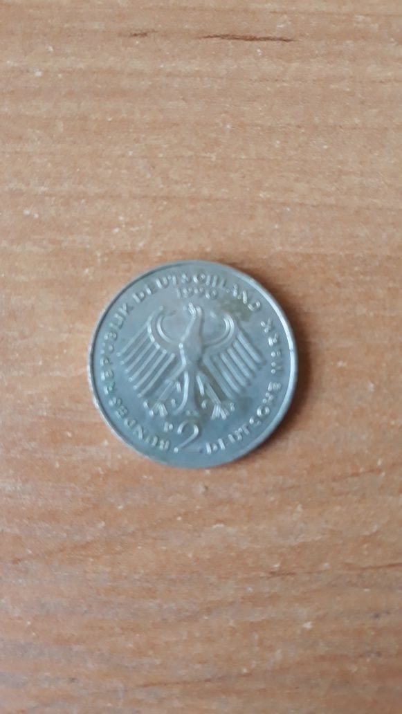 Moneta 2 marki 1990 rok