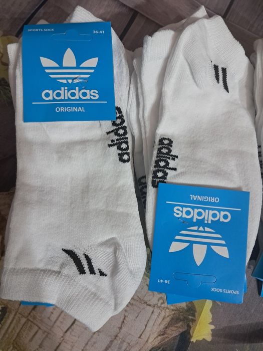 Skarpetki Logowane Tommy oraz Adidas