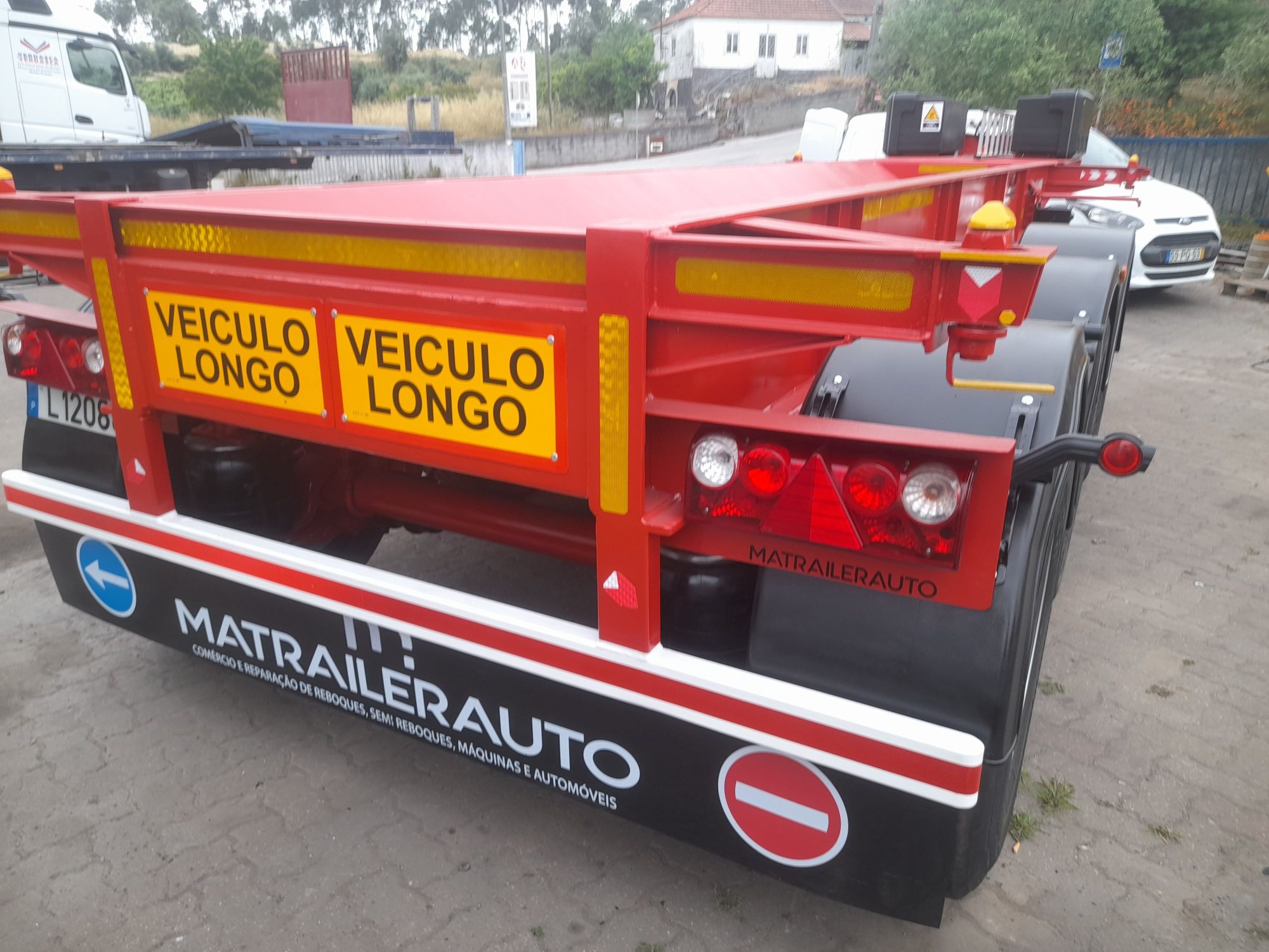 Semi-reboque Porta-contentores/Bobines