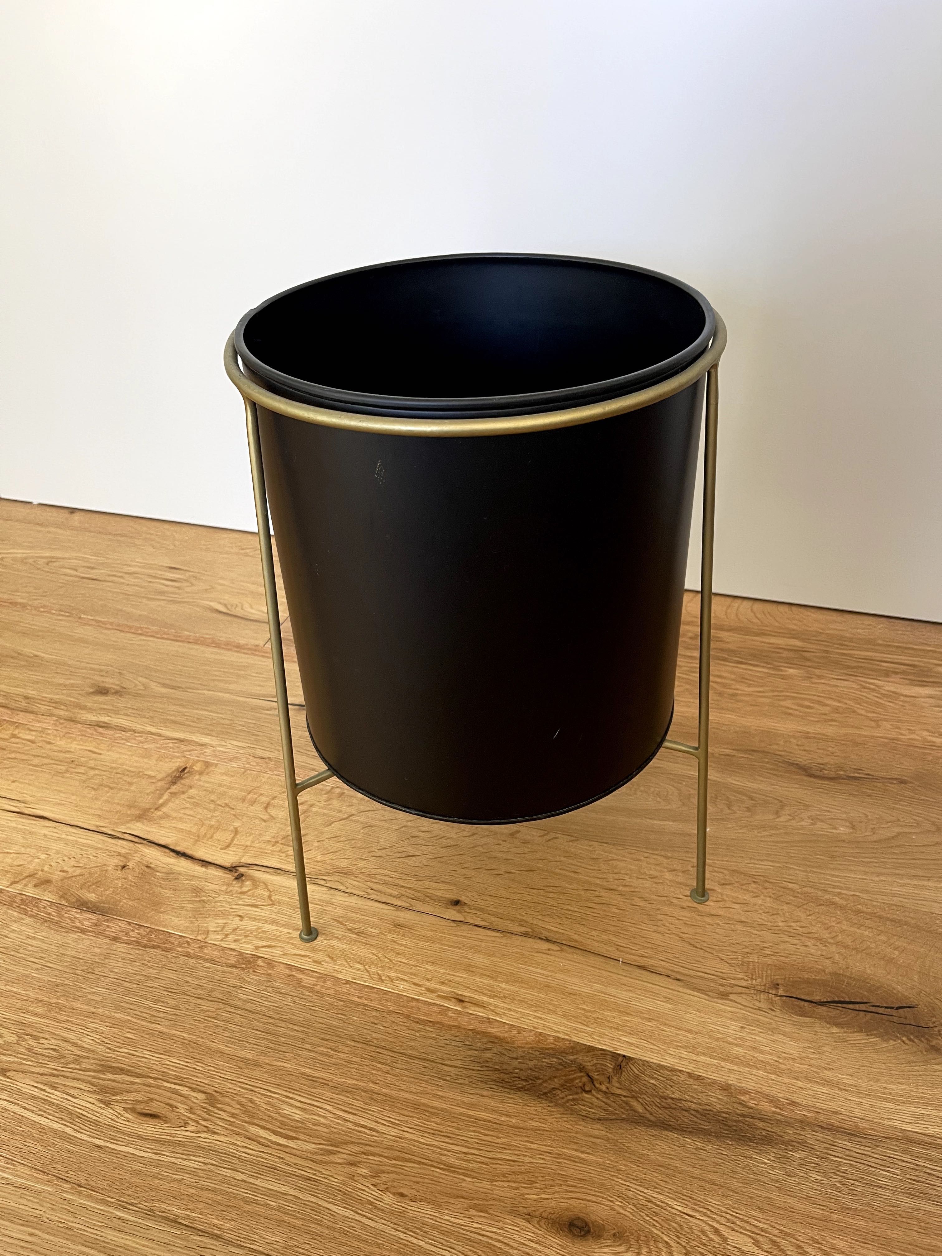 LA REDOUTE Vaso com suporte em ferro, latão, Ø30 cm, Inaya