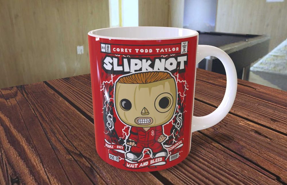 Caneca personalizada Funko-Pop-Music-Slipknot Mug Novo