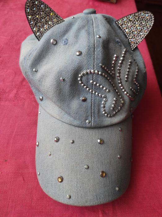 Бейсболка зі стразами56-58 см