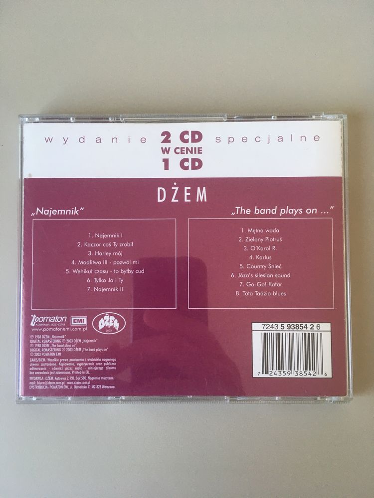 Dżem 2 CD - Najemnik i The band plays on…