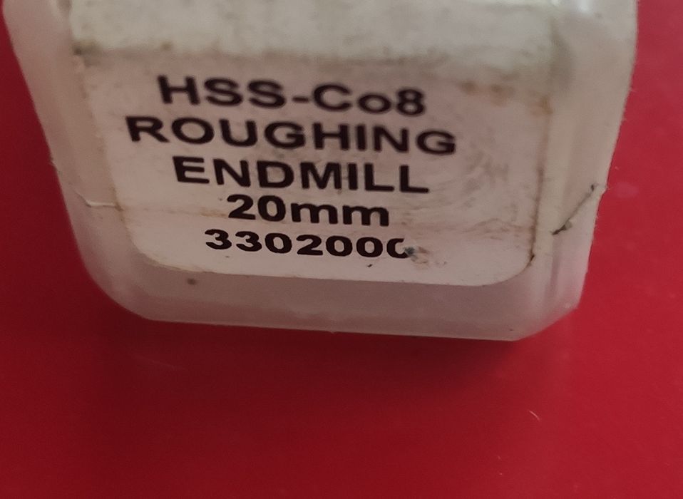 Fresa de 4 labios 20mm hss-co8