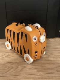 Walizka dziecięca z siedziskiem tygrys walizka tygrys
