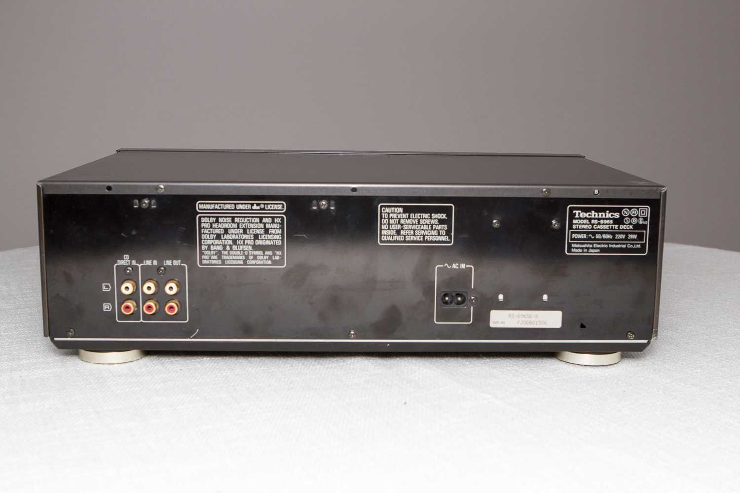 Magnetofon Technics RS-B965, odnowiony, gwarancja do 03-2026
