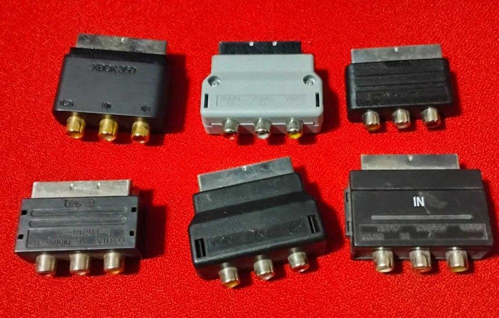 Scart to RCA VMC-91 6 штук одним лотом