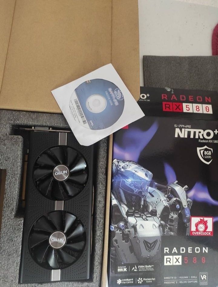 Sapphire RX580 8gb Nitro +