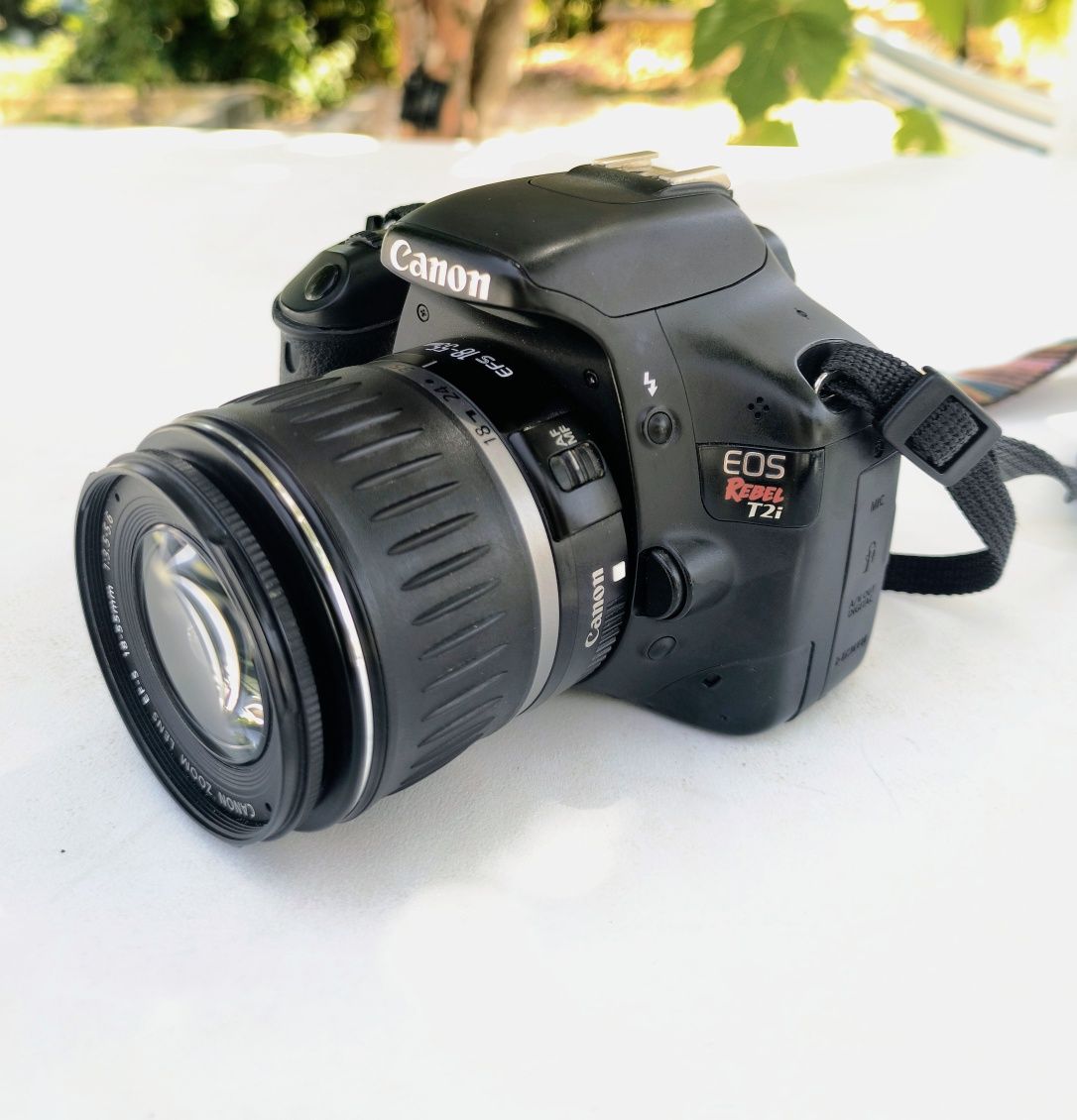 Câmera Canon 1200D ( T2i/550D) +Lente 18-55 +SD64gb