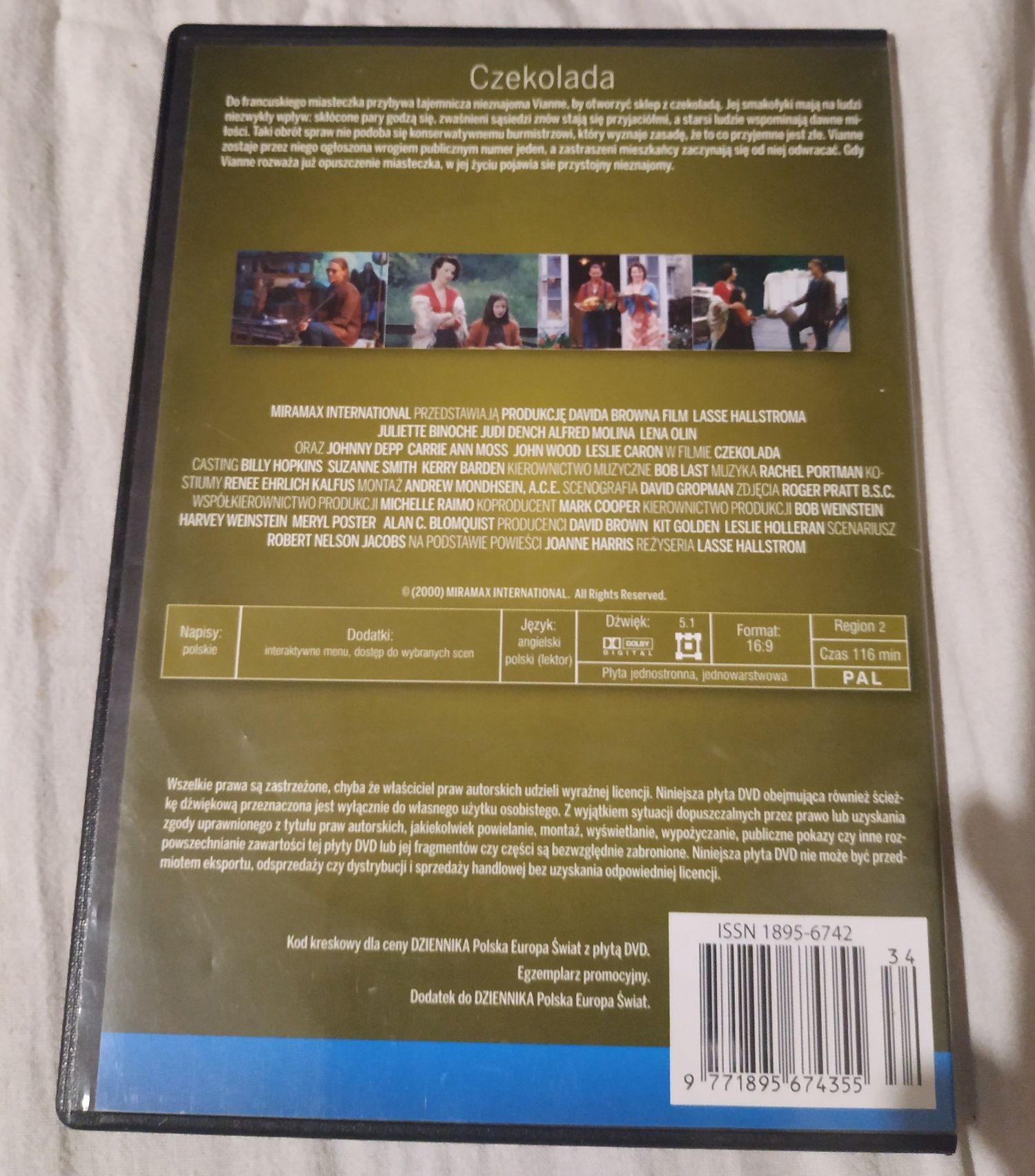 Czekolada film dvd