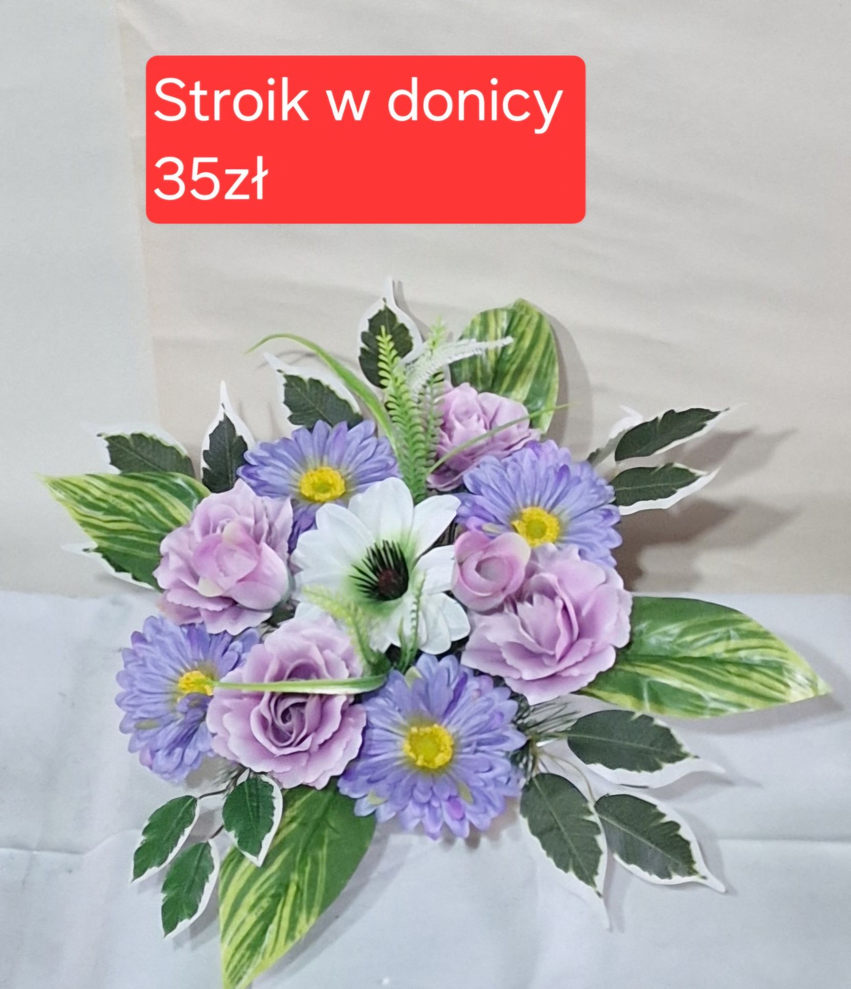 Stroiki oraz komplety na groby