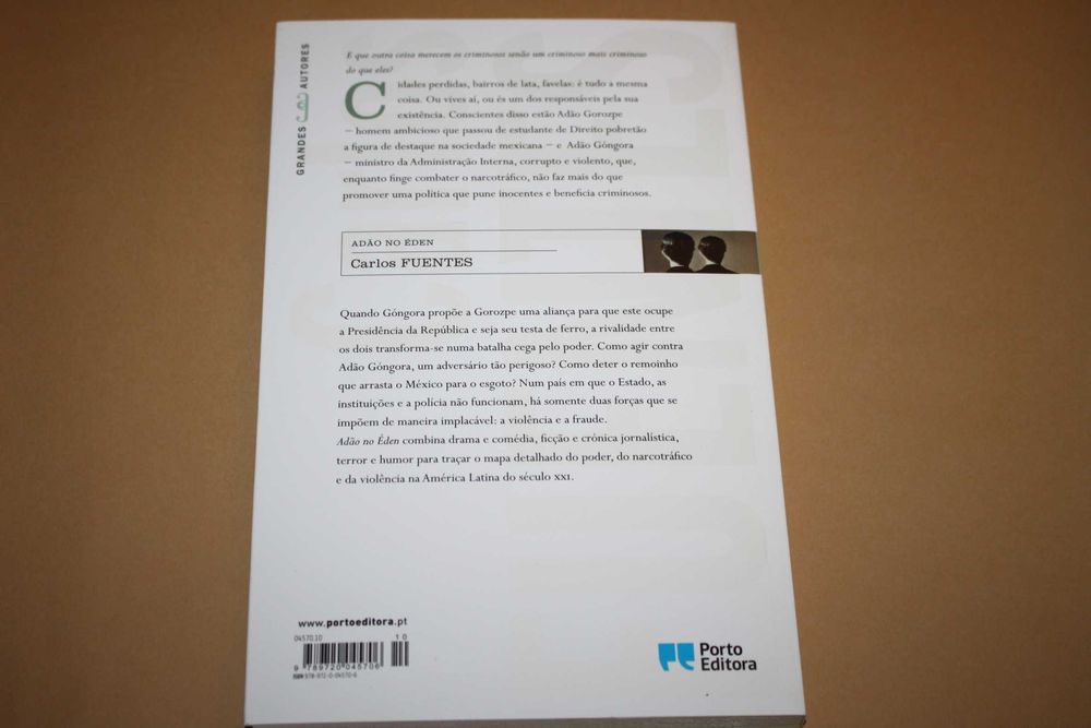 ' Adão no Éden // Carlos Fuentes