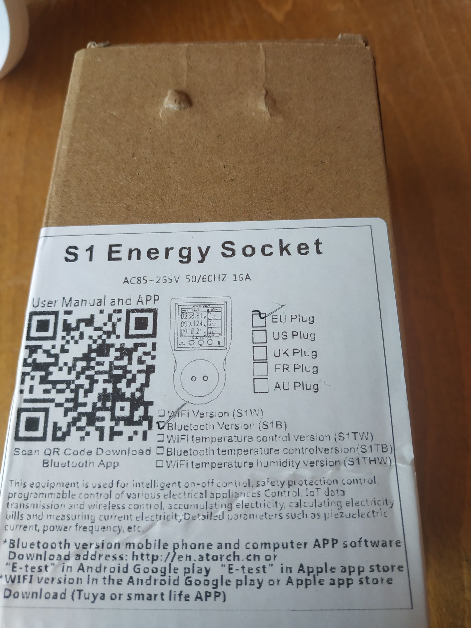 Ватметер Atorch 3680 watt Bluetooth WIRELESS WiFi