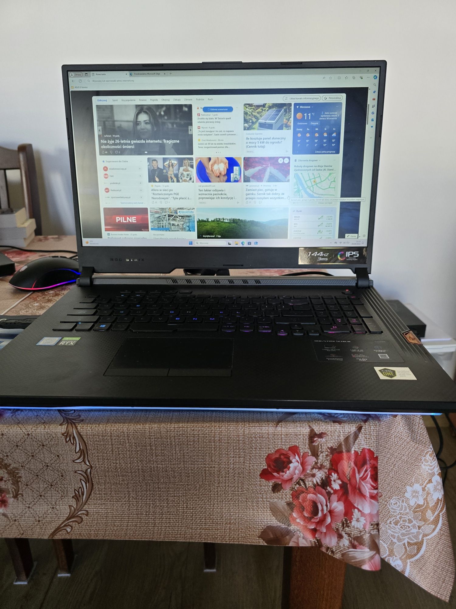 Sprzedam Laptopa ASUS GJHBNDLG      PROCESOR: INTEL.CORE i 7-9750H