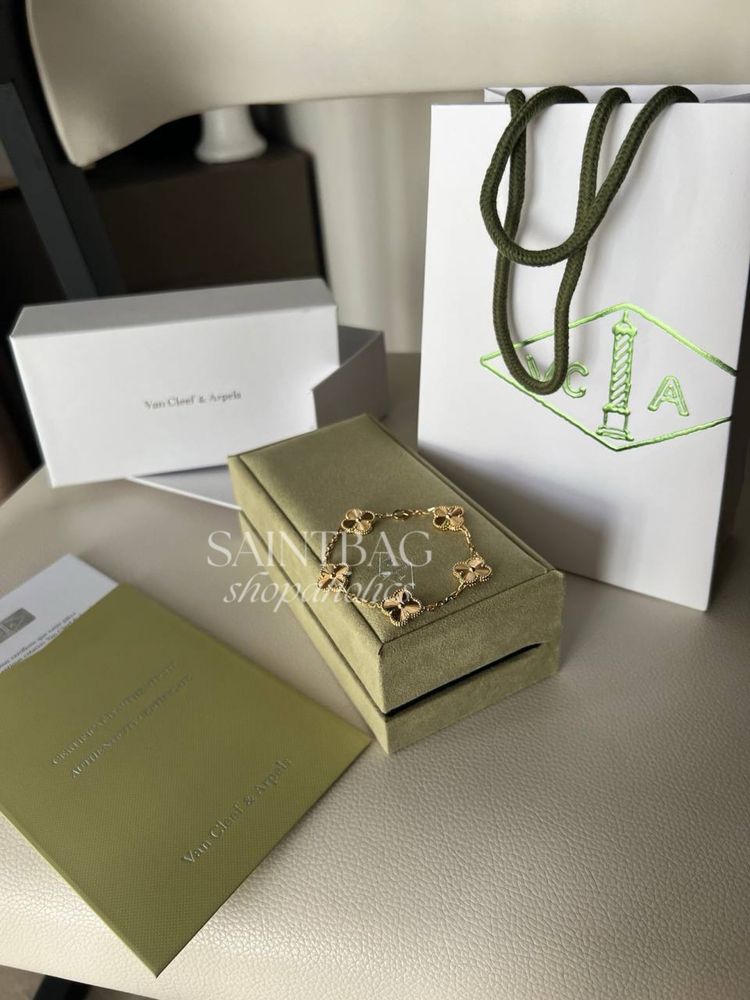 В наличии браслет Van Cleef Arpels Vintage Alhambra Ван Клиф золото