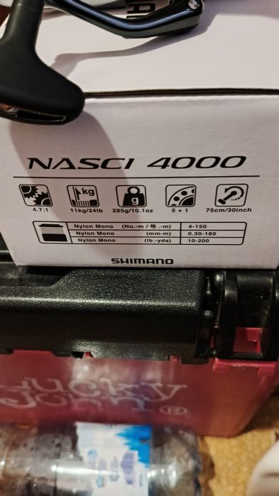 Акція! Розпродаж! Катушка Shimano Nasci 4000 (Шимано Наскі 4000)