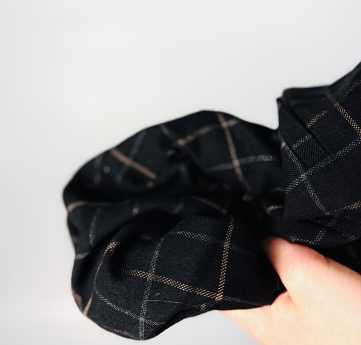 Czarne spodnie w kratkę S 36 Dunnes