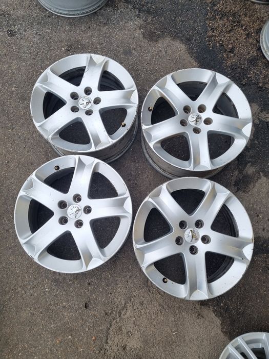 4 Felgi Aluminiowe Alufelgi 17" 5x108 Peugeot ET 48